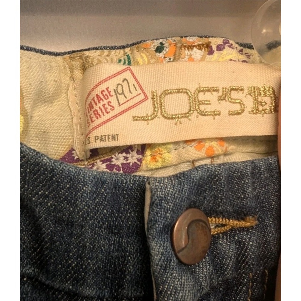 Joes Jeans Vintage Series 1971 Flare Floral Embroidered Low Rise Boot 30x32 Y2K - Picture 4 of 13